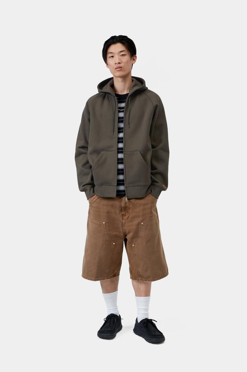Carhartt Hooded Chase Jacket - Shungite / Gold