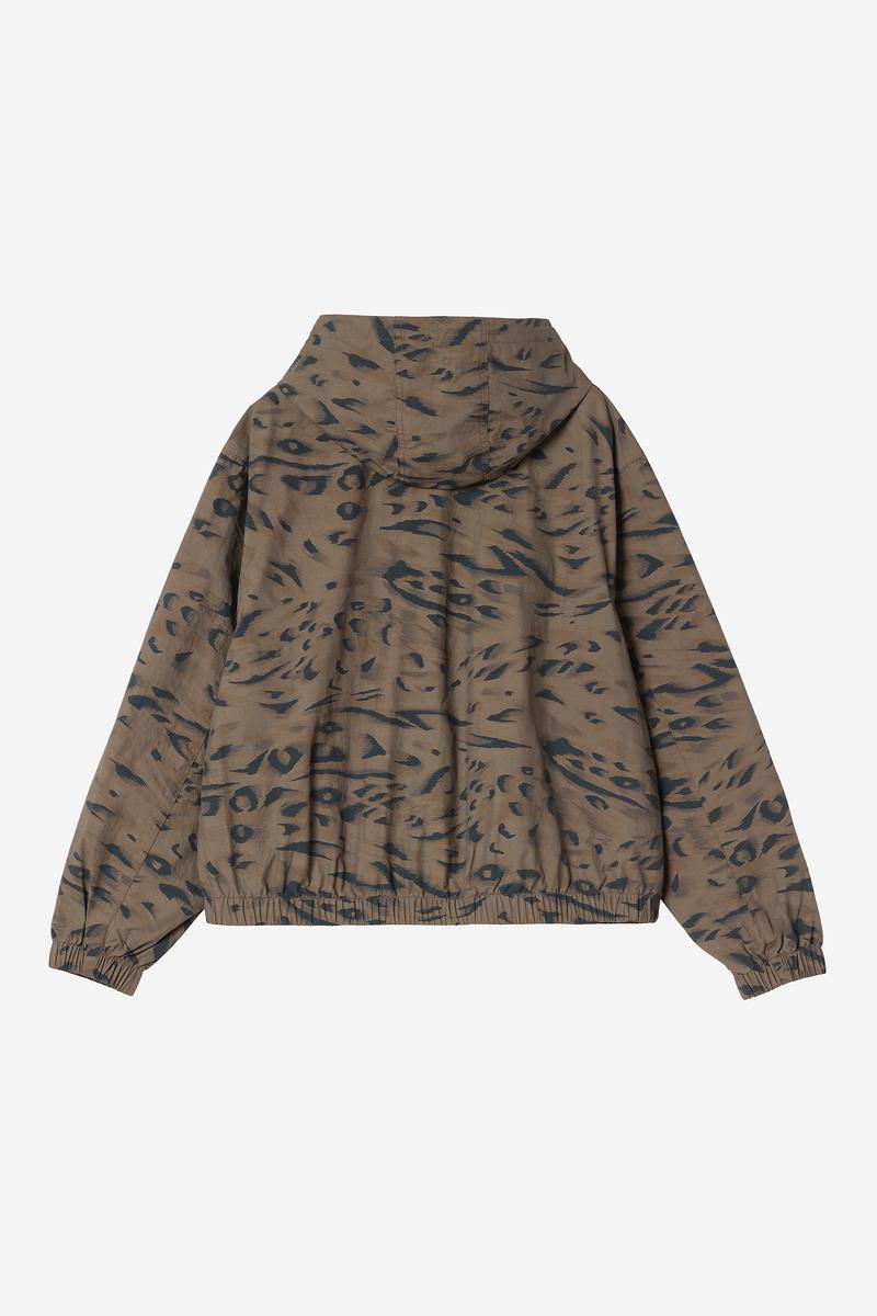 Carhartt Travon Jacket - Duck Feather Print, Cypress / Black