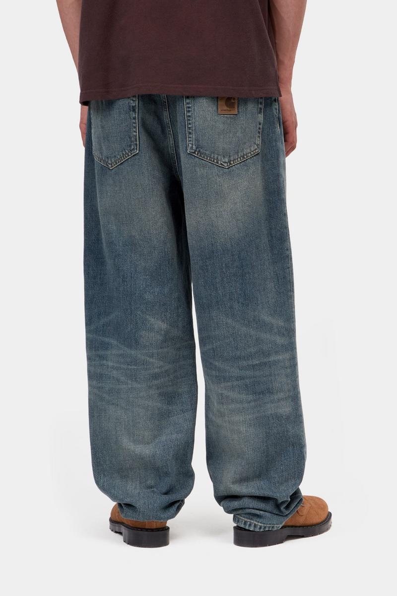 Carhartt Aaron Pant - Blue, Worn used wash