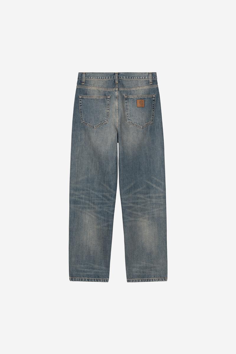 Carhartt Aaron Pant - Blue, Worn used wash