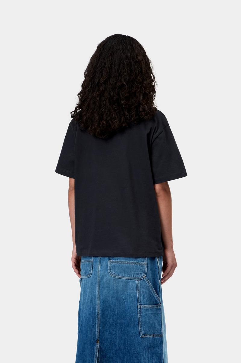 Carhartt S/S Chase T-Shirt - Dark Navy / Gold