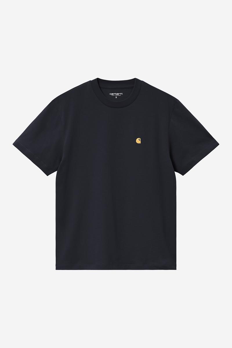Carhartt S/S Chase T-Shirt - Dark Navy / Gold