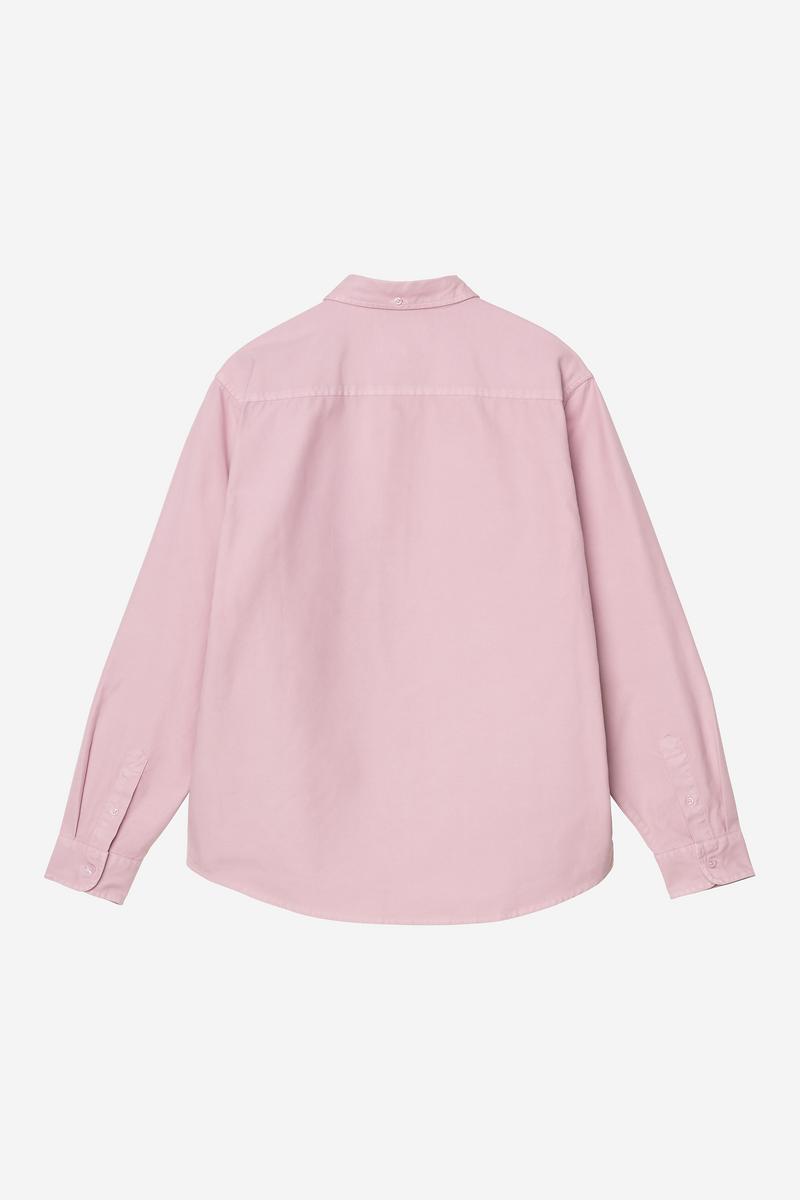 Carhartt L/S Bolton Shirt - Hortensia, Garment dyed