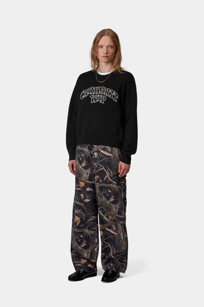 Carhartt Limn Script Sweater - Black / Wax
