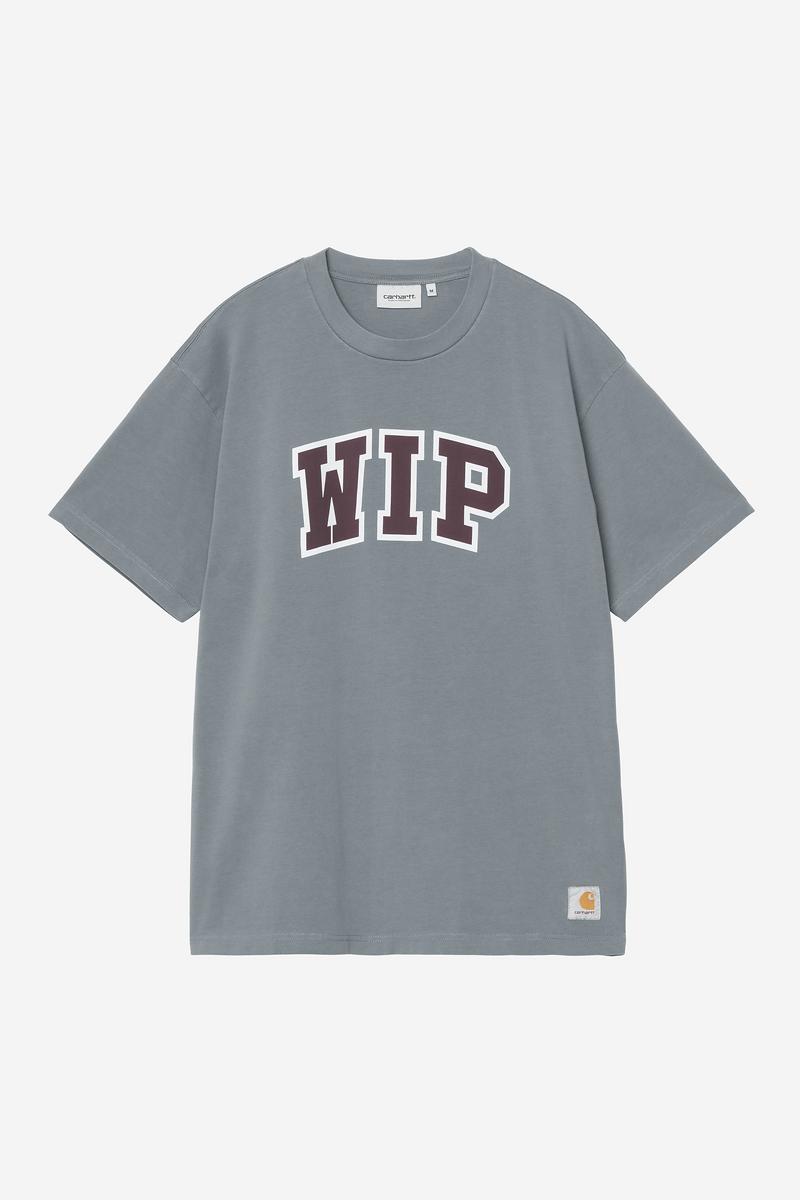 Carhartt S/S WIP III T-Shirt - Cozy Blue, Heavy stone wash